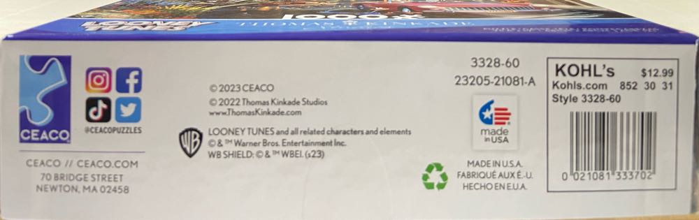Ceaco: Looney Tunes - Ceaco puzzle collectible [Barcode 021081333702] - Main Image 3