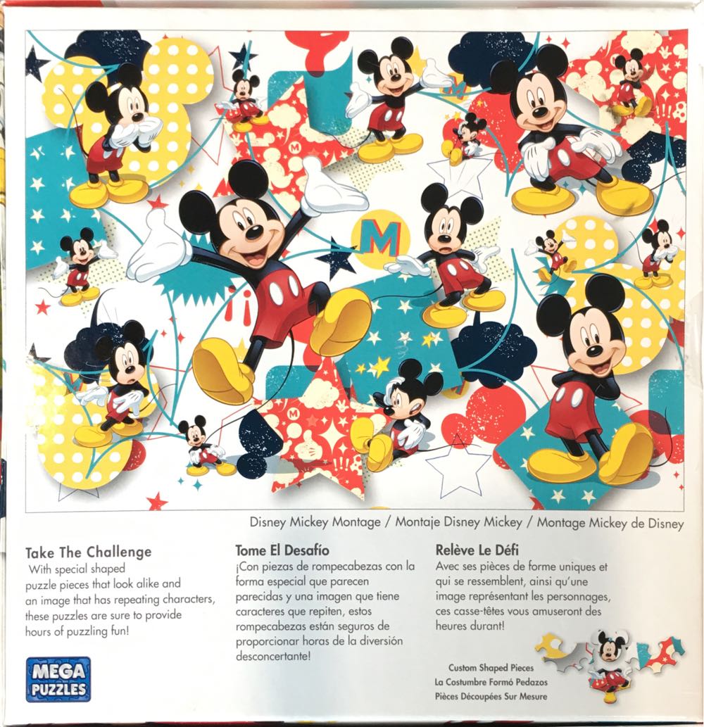 Disney Mickey Montage - Mega Puzzles puzzle collectible [Barcode 072348506193] - Main Image 2