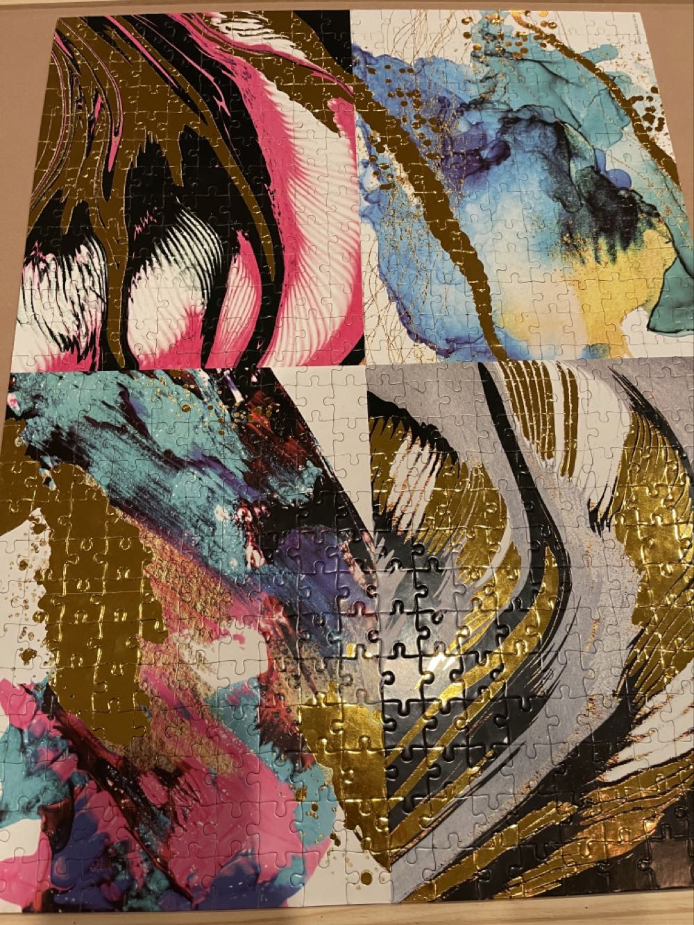 Agate Marble Collage  puzzle collectible [Barcode 500066444126] - Main Image 2