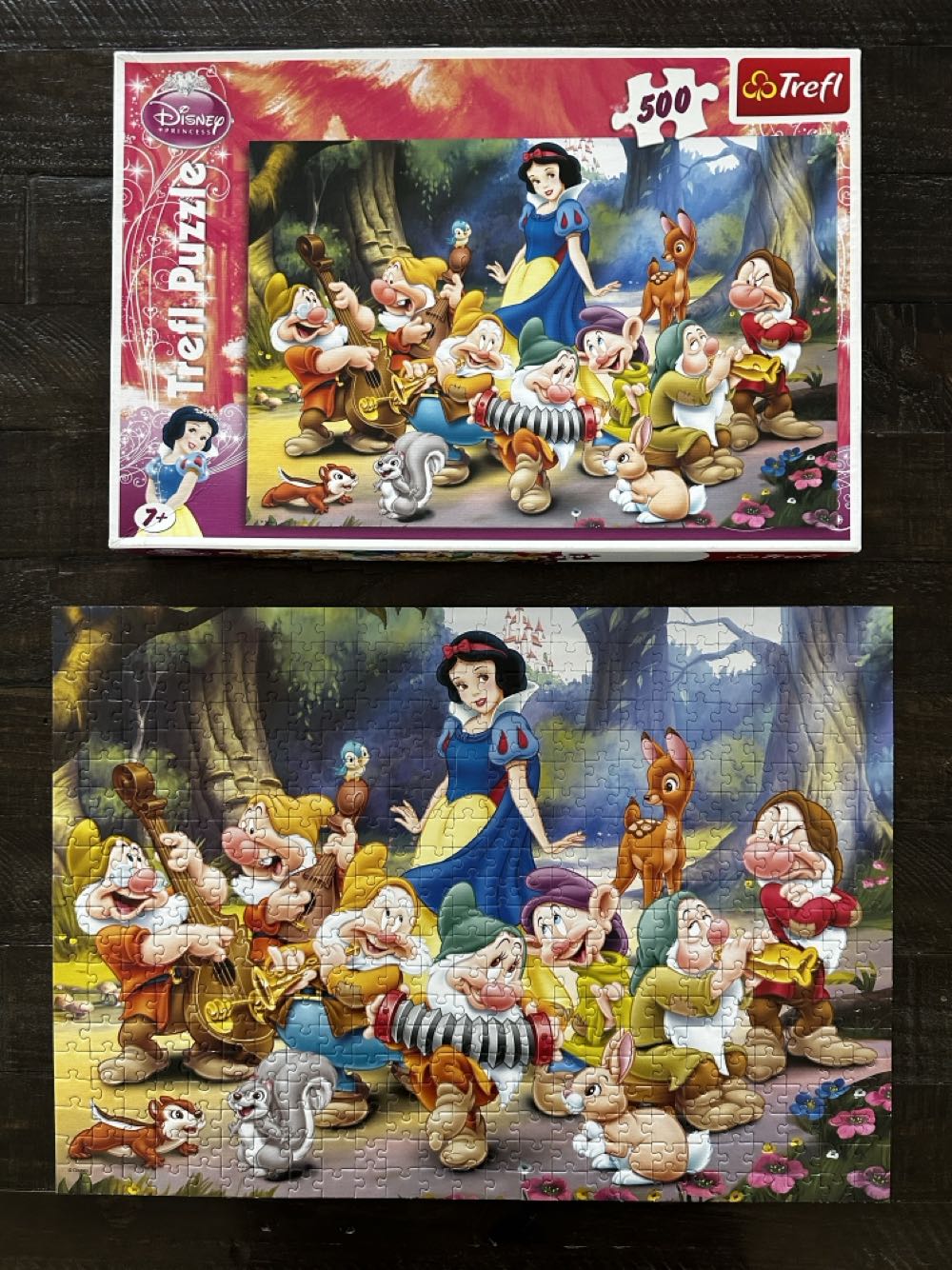 Snow White and the Seven Dwarfs B - Trefl puzzle collectible [Barcode 5900511371567] - Main Image 3