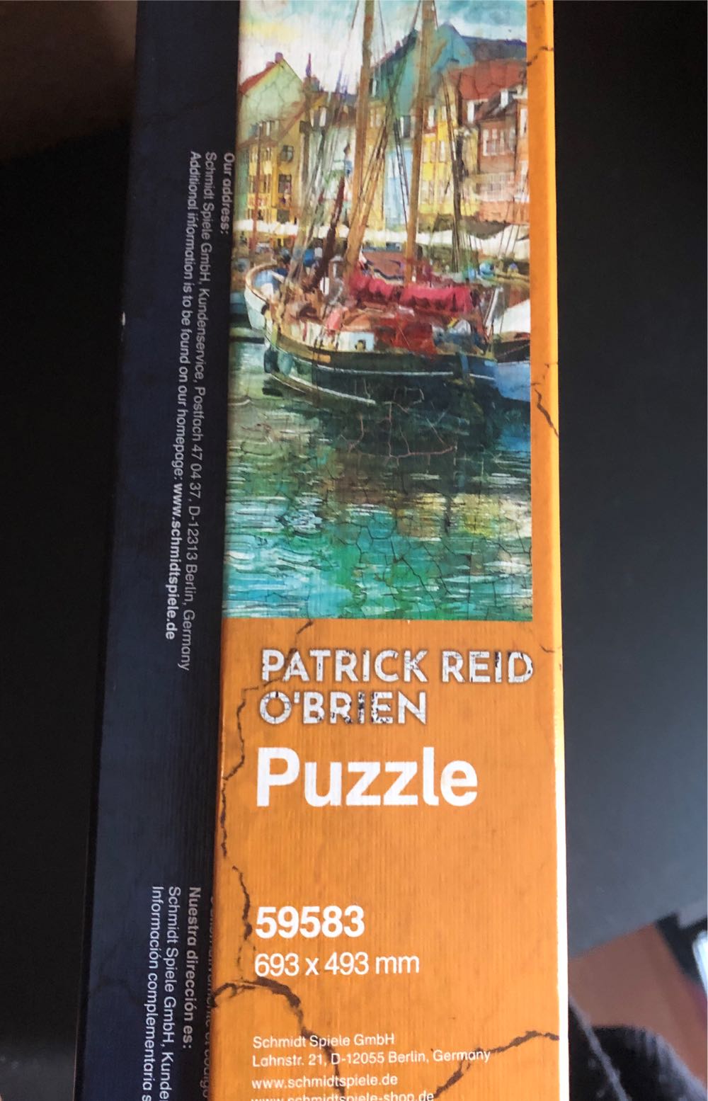 Schmidt Jigsaw Premium Copenhagen Patrick Reid O’brian 59583 - Schmidt puzzle collectible [Barcode 4001504595838] - Main Image 2