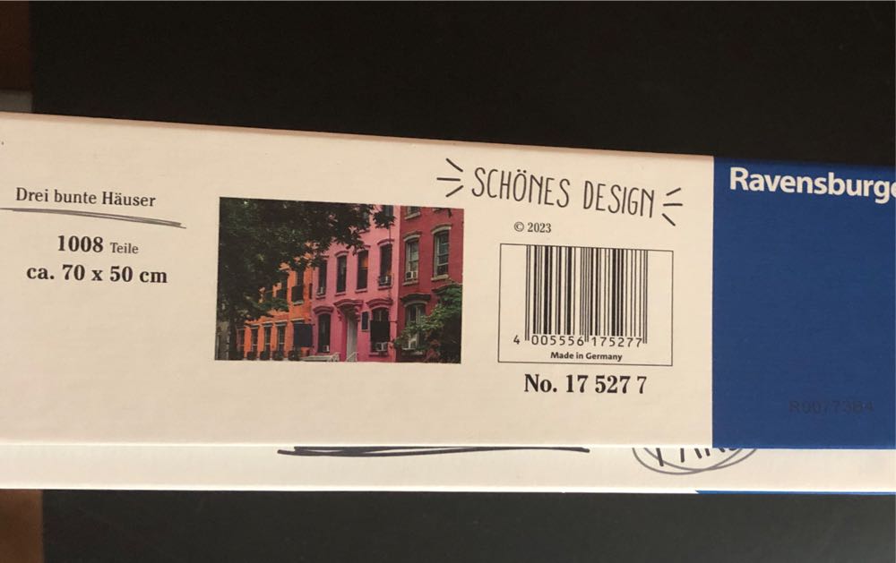 Ravensburger Bunte Häuser Puzzle* Teile*drei - Ravensburger puzzle collectible [Barcode 4005556175277] - Main Image 2