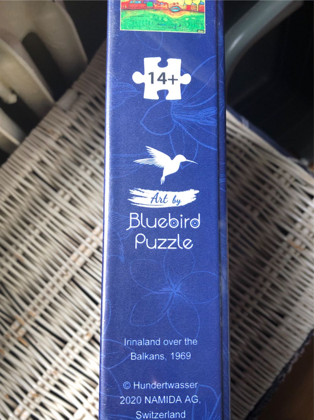Hundertwasser Irinaland Over The Balkans Bluebird - Bluebird Puzzle puzzle collectible [Barcode 3663384602573] - Main Image 2