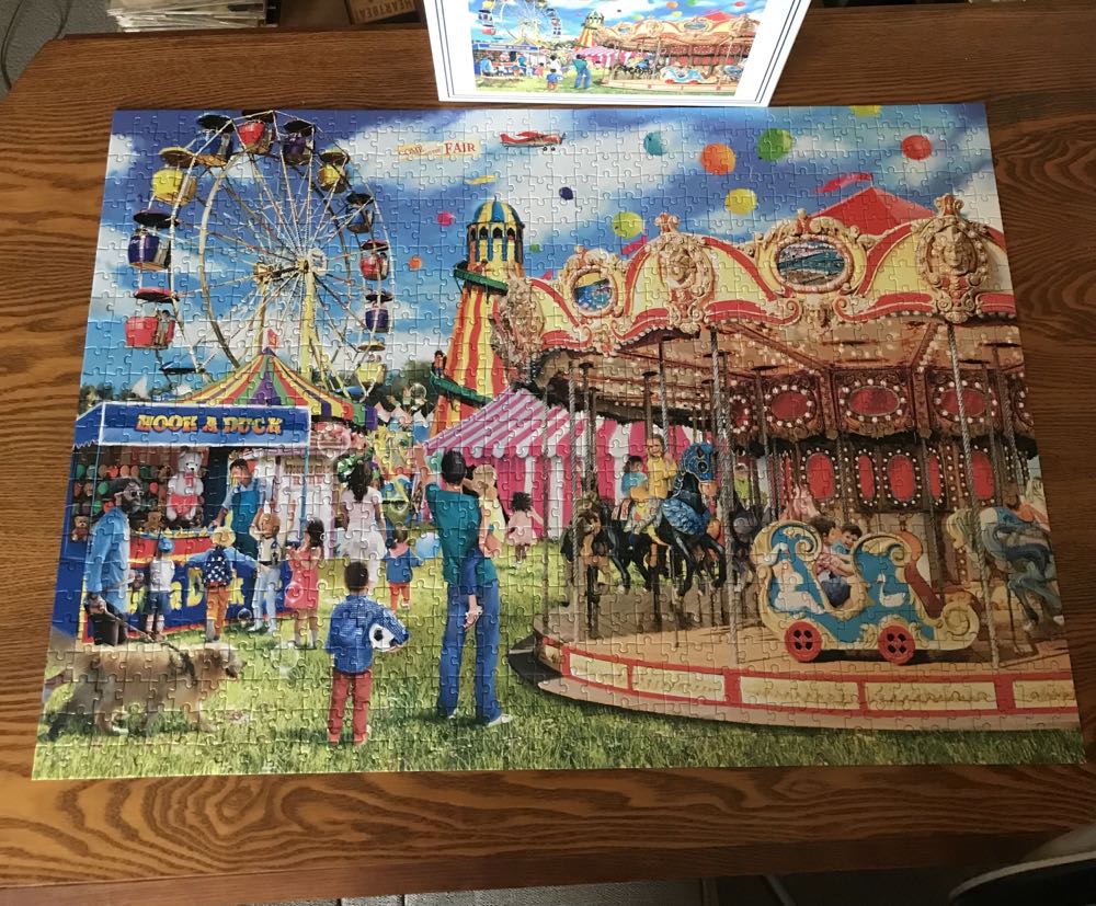 Fairground - Cancer Research puzzle collectible [Barcode 5056238548901] - Main Image 2