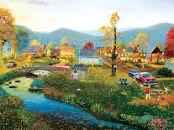 Sunsout Inc Afternoon Tea 300 Pc Jigsaw Puzzle By Artist: Tom Wood Finished Size 18” X 24” Mpn# 28966