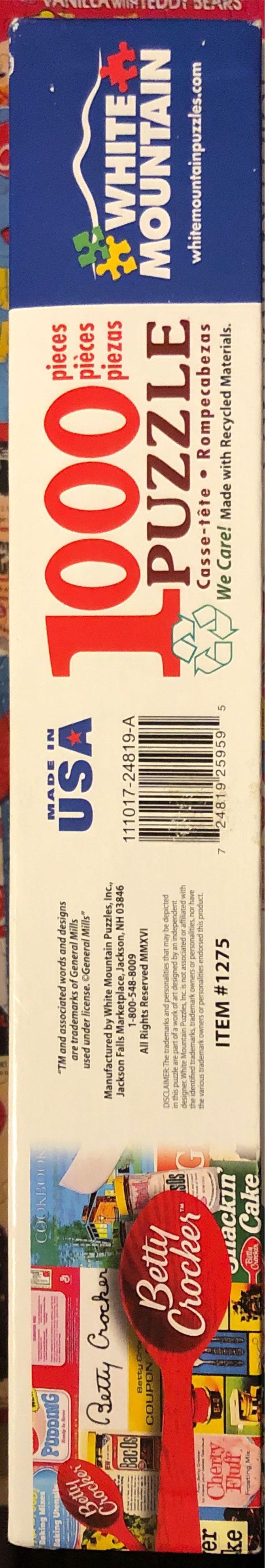 Betty Crocker - White Mountain puzzle collectible [Barcode 724819259595] - Main Image 4