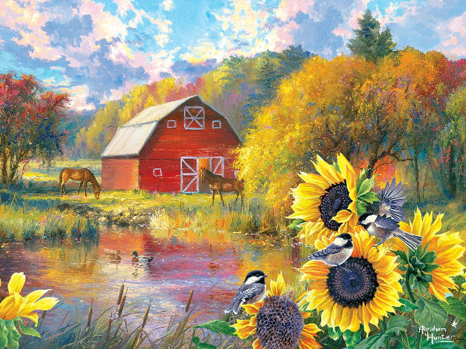 Green Mountain Farm - Rose Art puzzle collectible [Barcode 4895145442923] - Main Image 2