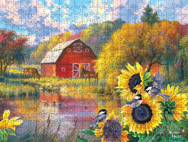 Green Mountain Farm - Rose Art puzzle collectible [Barcode 4895145442923] - Main Image 3