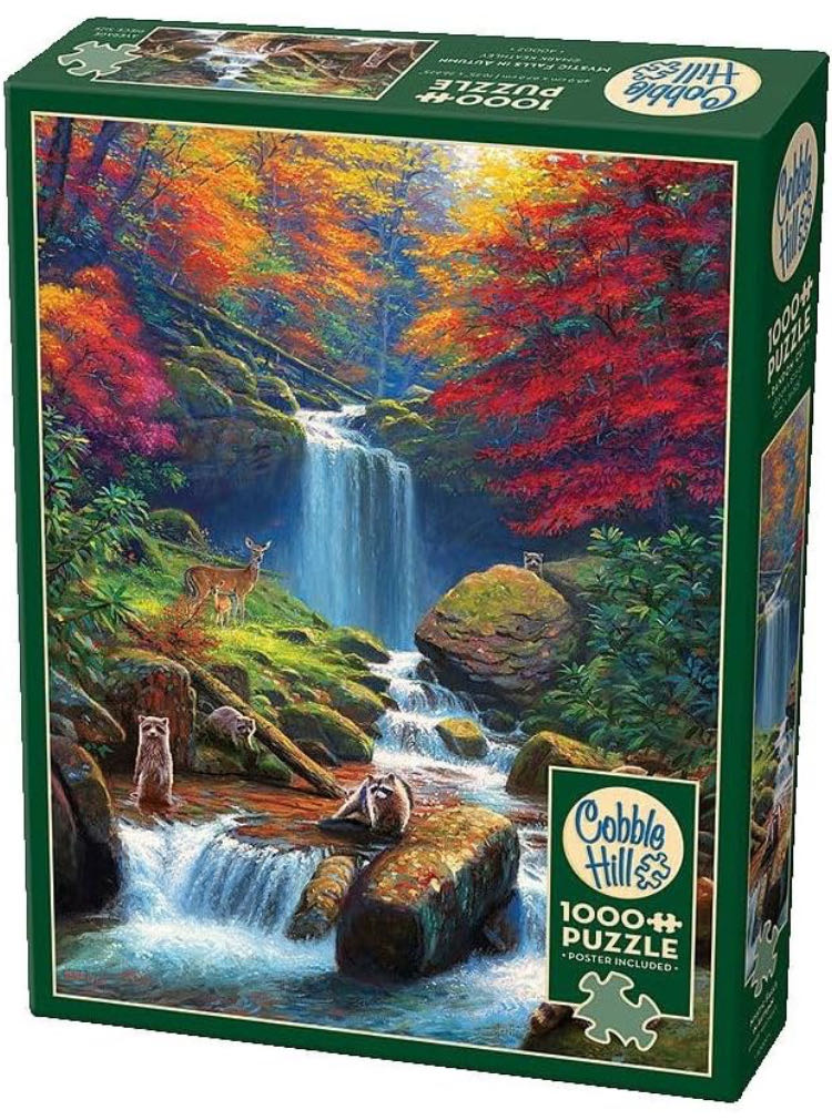 Mystic Falls In Autumn - Cobble Hill 🇺🇸 puzzle collectible [Barcode 625012400022] - Main Image 2