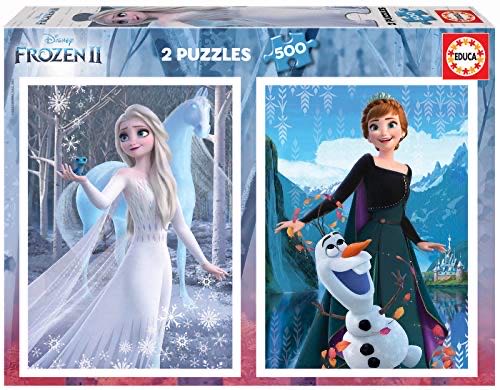 Disney Frozen II 2x500 - Educa 🇪🇸 puzzle collectible [Barcode 8412668190160] - Main Image 1
