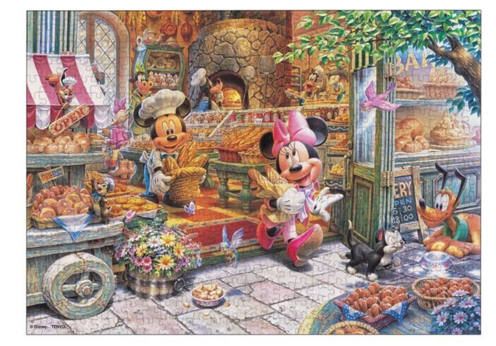 D-500-632: Mickey’s Bakery Shop (SOLD) - Tenyo puzzle collectible [Barcode 4905823936320] - Main Image 2