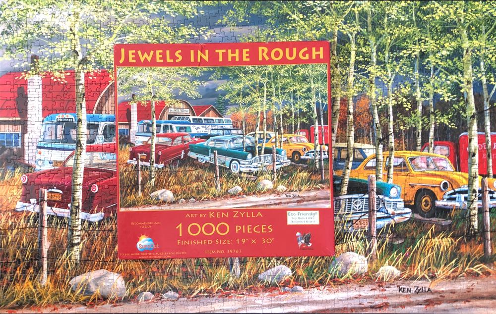 Jewels In The Rough 🟦 - SunsOut puzzle collectible [Barcode 796780397675] - Main Image 4