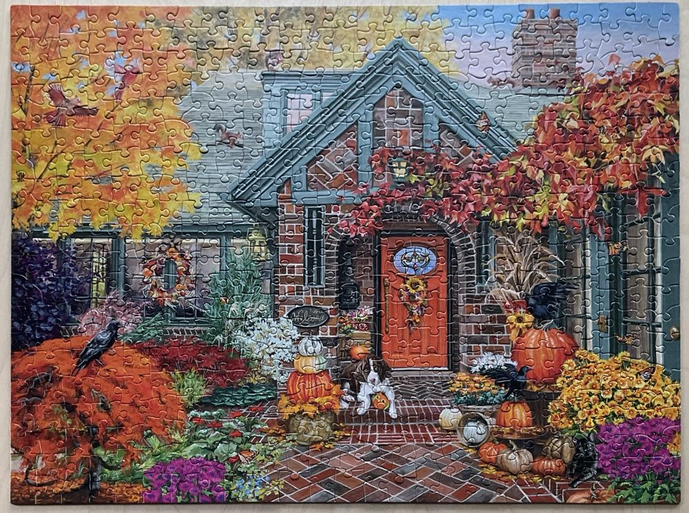 Autumn Greeting - Vermont Christmas  Company puzzle collectible [Barcode 819273027078] - Main Image 2