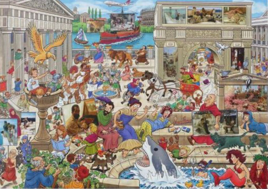 Gallery Edition Alma Tadema - goliath puzzle collectible [Barcode 8720077279100] - Main Image 2