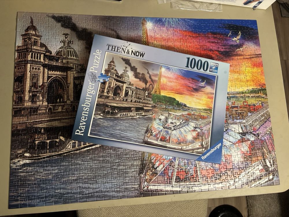 Then And Now Parijs (Gevraagd Aan Karli) - Ravensburger puzzle collectible [Barcode 4005556165711] - Main Image 3