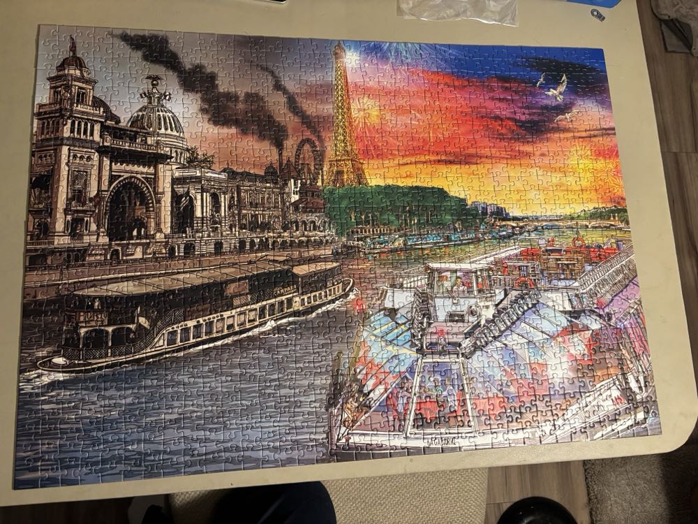 Then And Now Parijs (Gevraagd Aan Karli) - Ravensburger puzzle collectible [Barcode 4005556165711] - Main Image 4