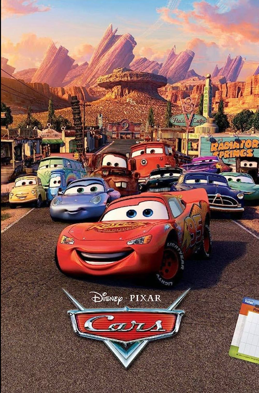 Disney Cars Movie Poster - Jumbo puzzle collectible [Barcode 8710126015193] - Main Image 2