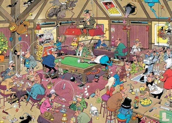 Shooting Pool - Jumbo puzzle collectible [Barcode 8710126018101] - Main Image 3