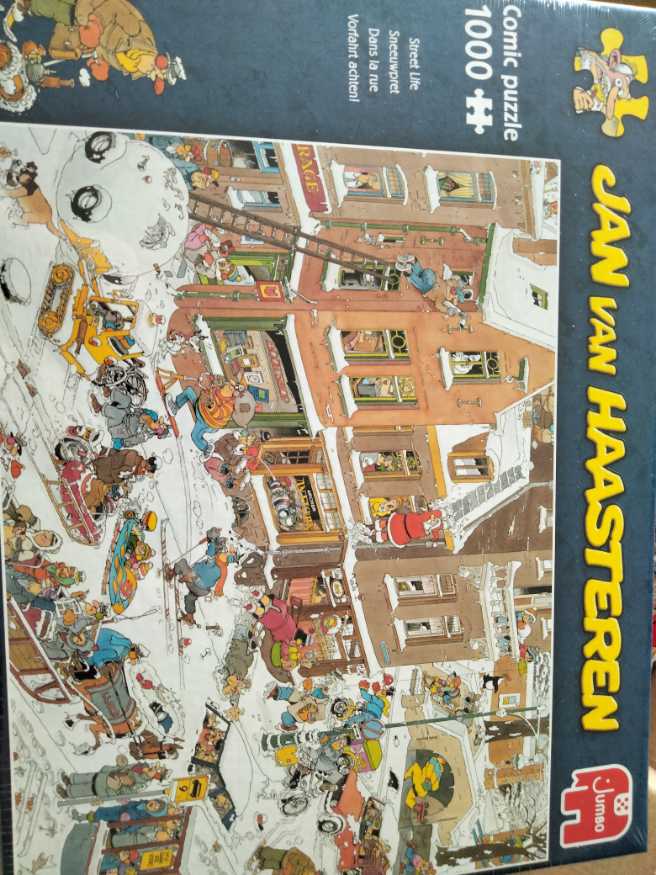 Sneeuwpret / Street Life  puzzle collectible [Barcode 8710126007112] - Main Image 1