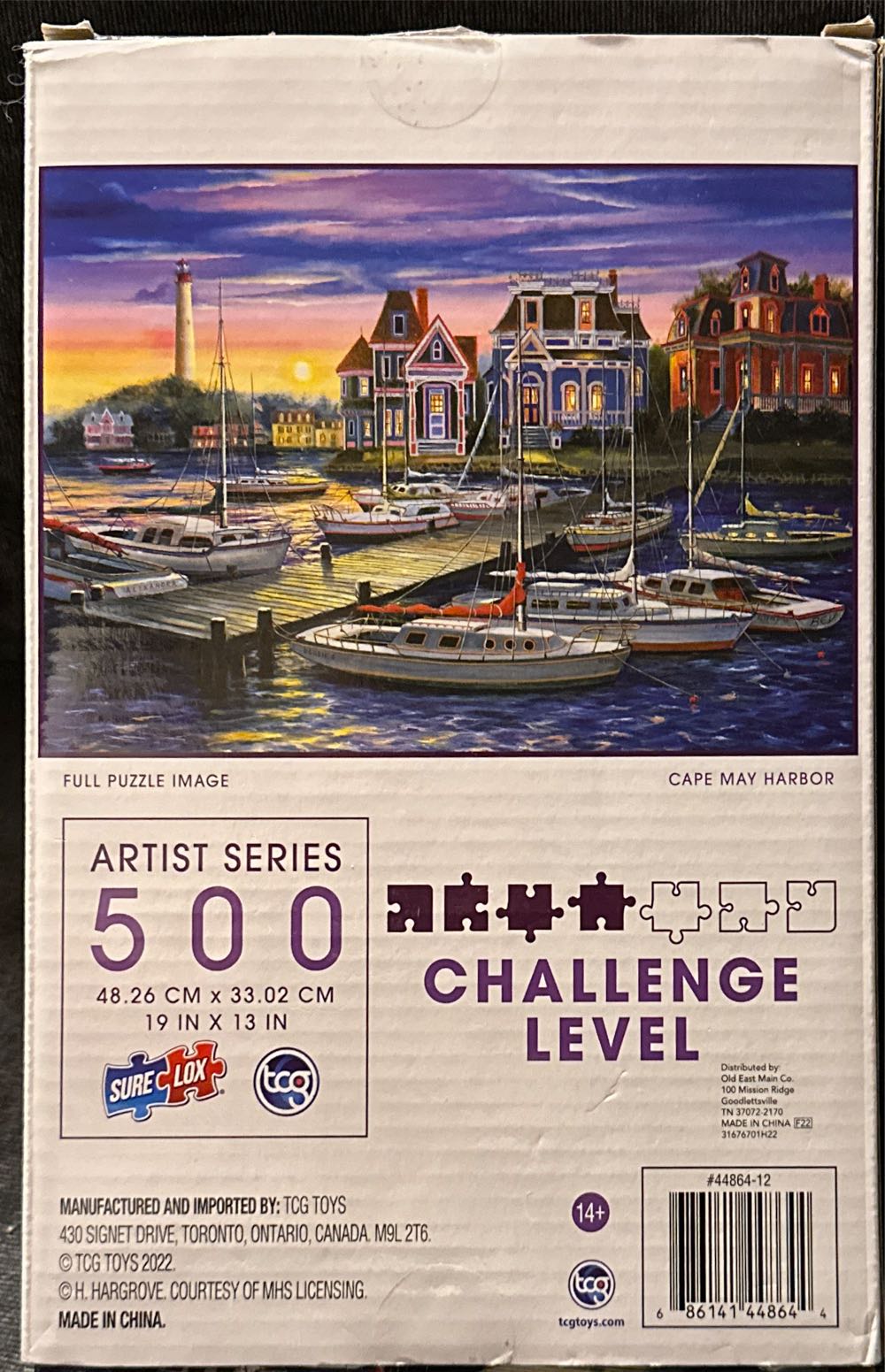 Cape May Harbor - Sure-lox puzzle collectible [Barcode 686141448644] - Main Image 2