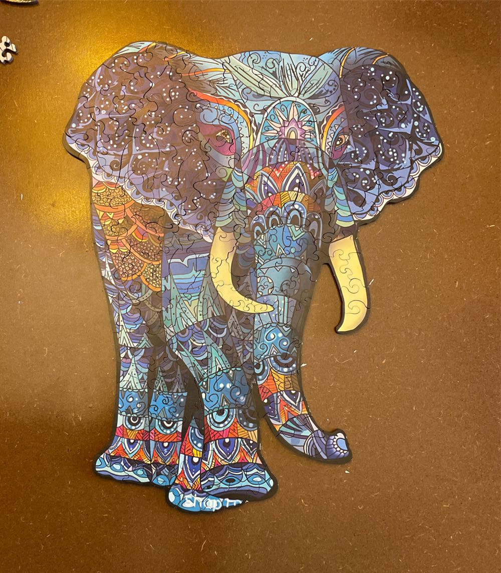 Lion Wooden Puzzle - Shein puzzle collectible - Main Image 2