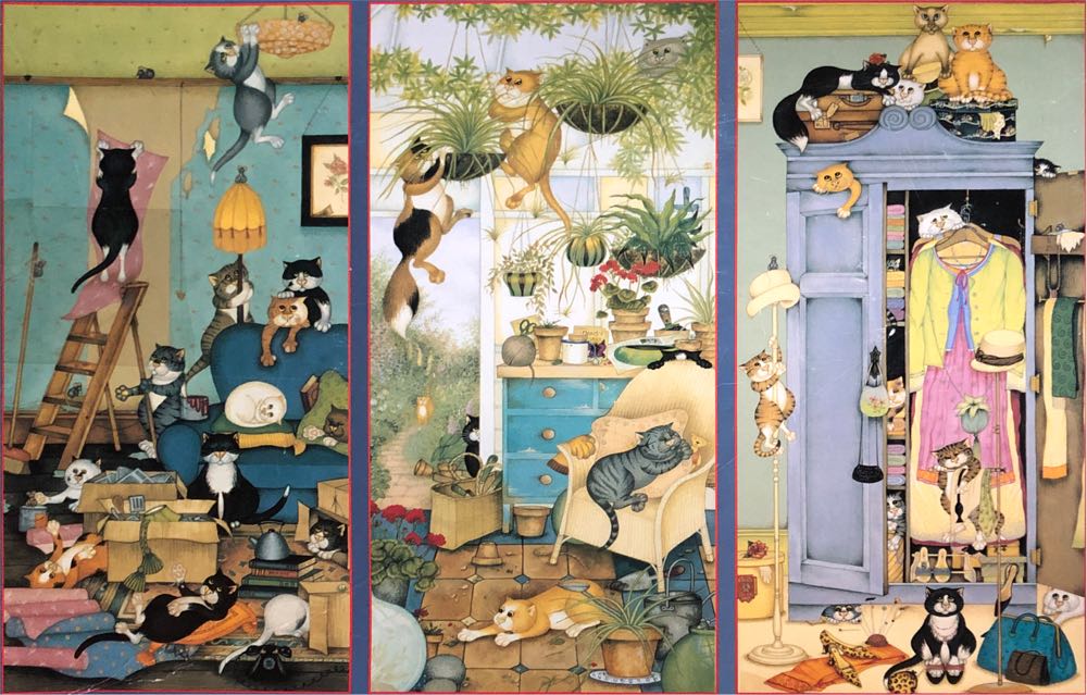 Cats At Large At Home - WHSMITH puzzle collectible [Barcode 30072732] - Main Image 2
