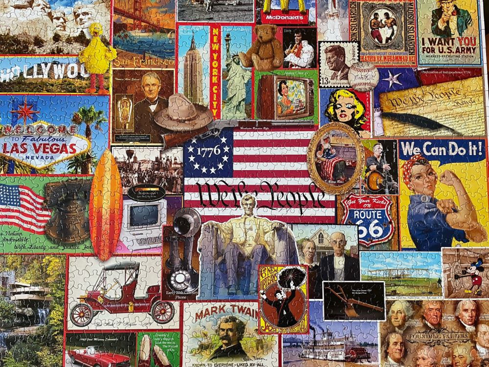 American Originals-SOLD - White Mountain Puzzles puzzle collectible - Main Image 3