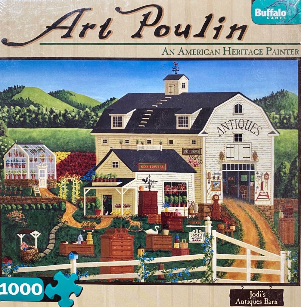 Jodi’s Antique Barn - Buffalo Games puzzle collectible [Barcode 079346012312] - Main Image 2