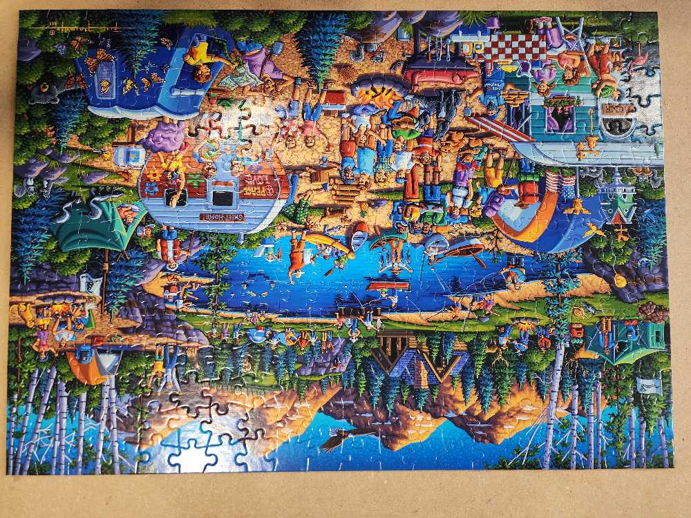 Camping Adventure  - Buffalo 🇺🇸 puzzle collectible [Barcode 079346228034] - Main Image 2