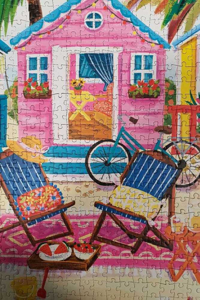 Beach Huts - Magnolia Puzzles puzzle collectible - Main Image 3