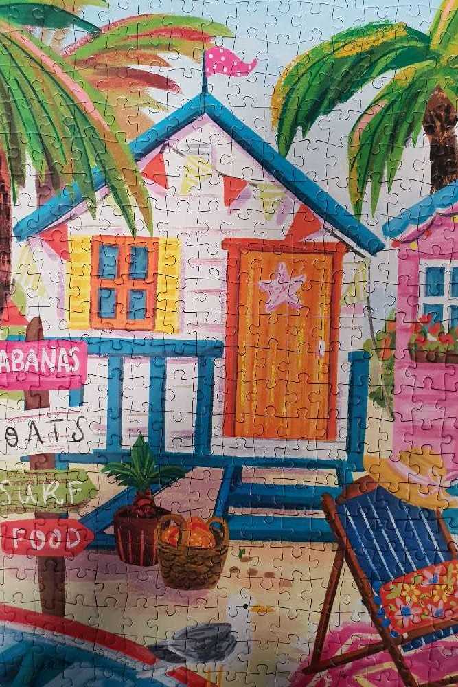 Beach Huts - Magnolia Puzzles puzzle collectible - Main Image 4