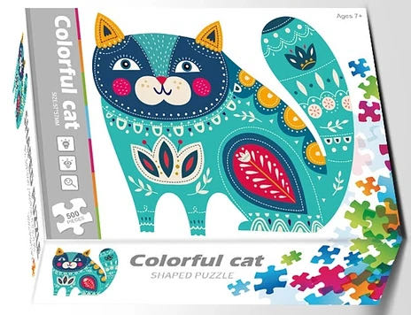 Colourful Cat - Pinshidai puzzle collectible - Main Image 2
