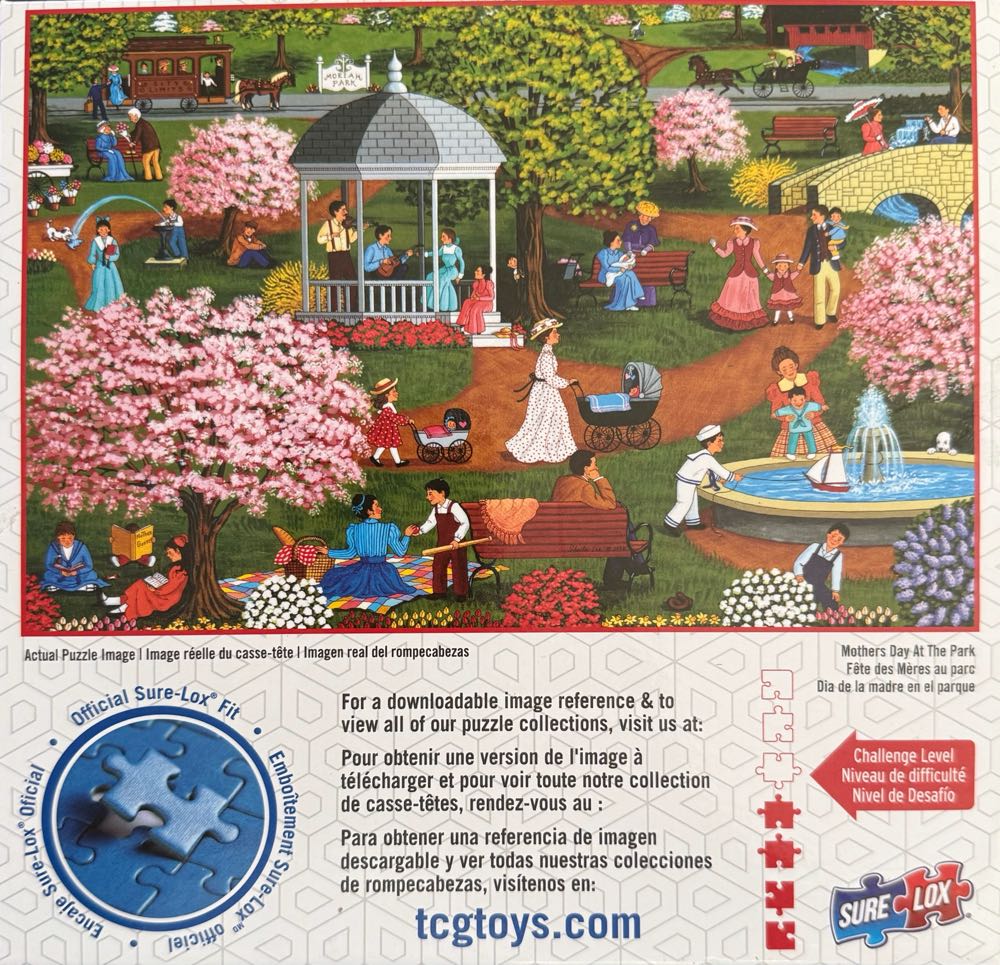 Mother’s Day at the Park*% - Sure-lox puzzle collectible [Barcode 686141009340] - Main Image 3