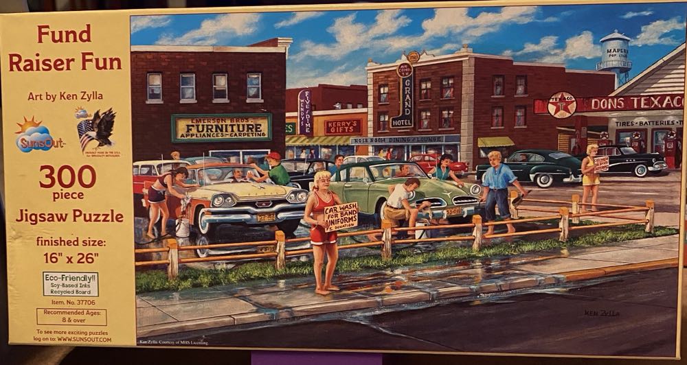 Fund Raiser Fun Dale VC  - SunsOut puzzle collectible [Barcode 796780377066] - Main Image 2