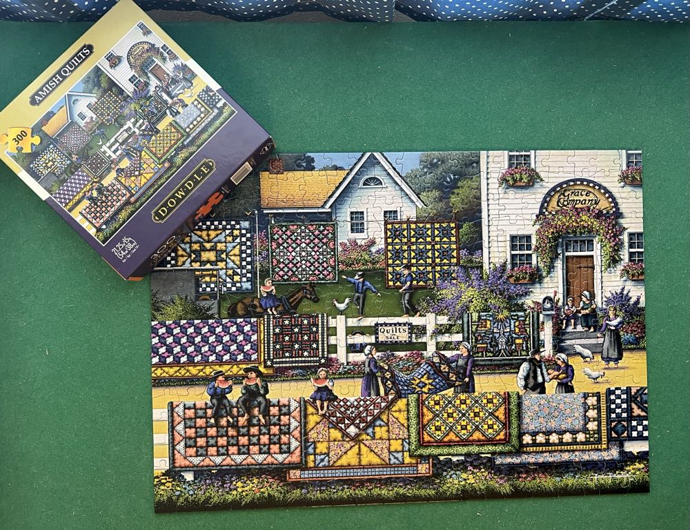 Amish Quilts - Dowdle puzzle collectible [Barcode 079346228058] - Main Image 2