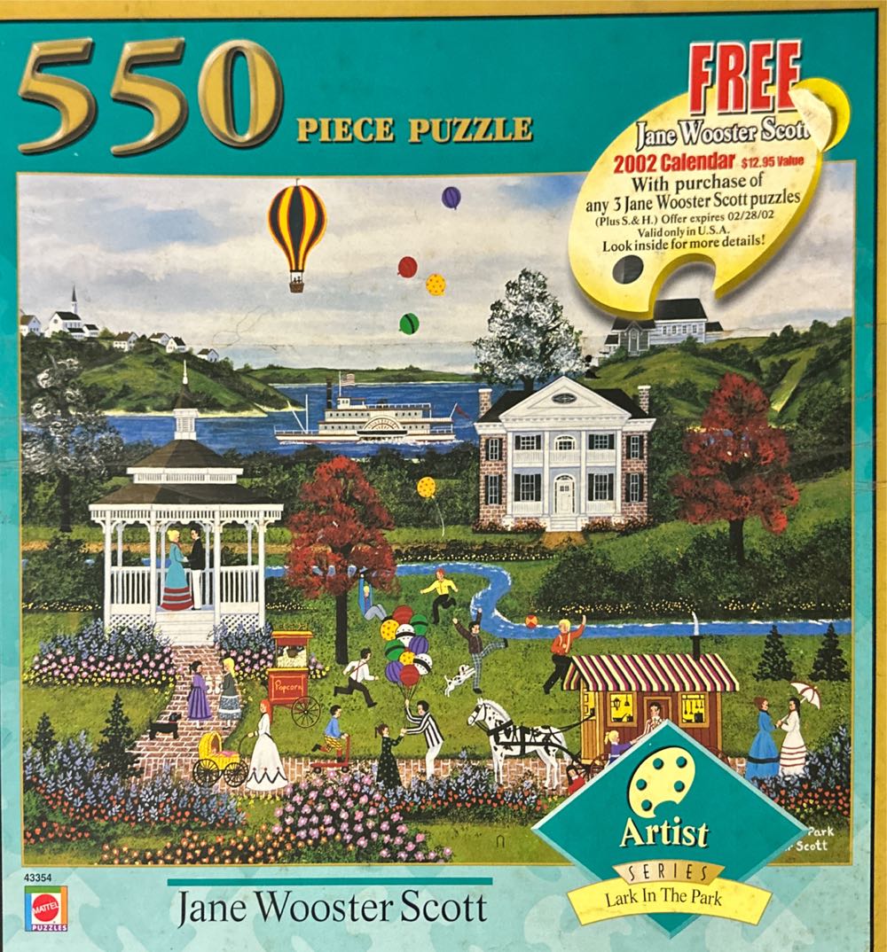 Flying Circus Planes - Mattel puzzle collectible [Barcode 074299433504] - Main Image 2