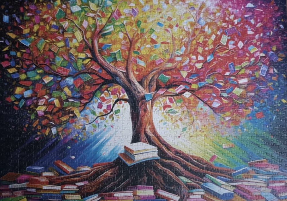 Tree of Books - Magnolia Puzzles puzzle collectible [Barcode 8699375068436] - Main Image 3