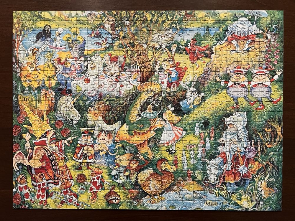 Bill Bell: Alice in Wonderland (SOLD) - Ravensburger puzzle collectible [Barcode 4005556142613] - Main Image 2