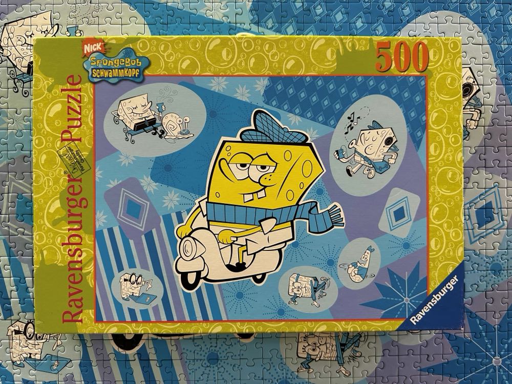 Busy Sponge Bob - Ravensburger puzzle collectible [Barcode 4005556145928] - Main Image 4