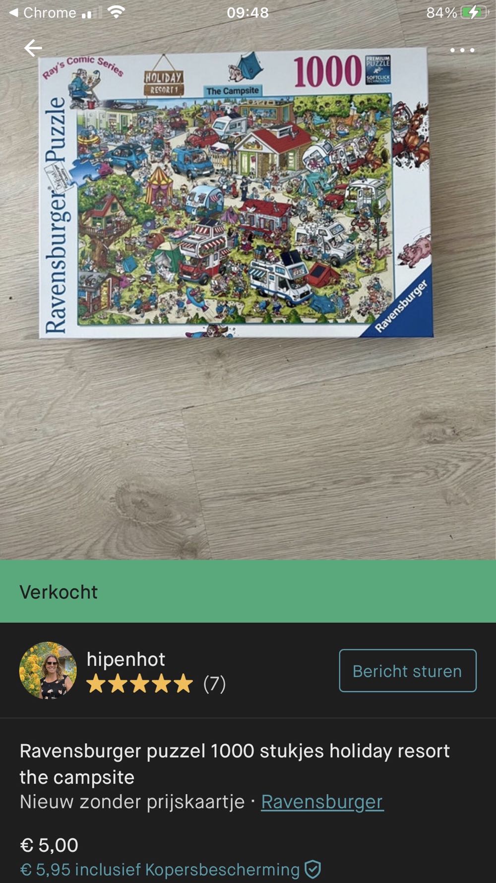 Holiday Resort 1: The Campsite - Ravensburger puzzle collectible [Barcode 4005556175789] - Main Image 3
