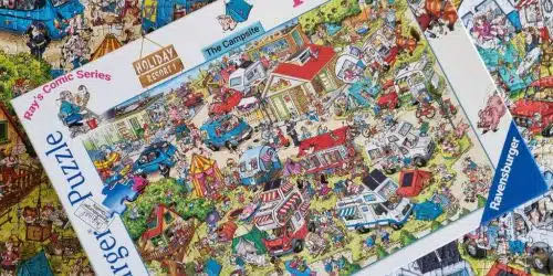 Holiday Resort 1: The Campsite - Ravensburger puzzle collectible [Barcode 4005556175789] - Main Image 4