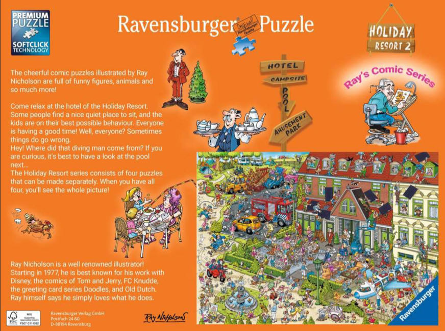 Holiday Resort 2: The Hotel - Ravensburger puzzle collectible [Barcode 4005556175796] - Main Image 3