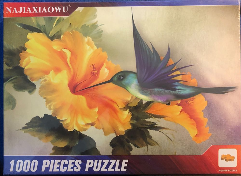 Hummingbird Picking Flowers - Sent To Tracelyn - Najiaxiaowu puzzle collectible - Main Image 2