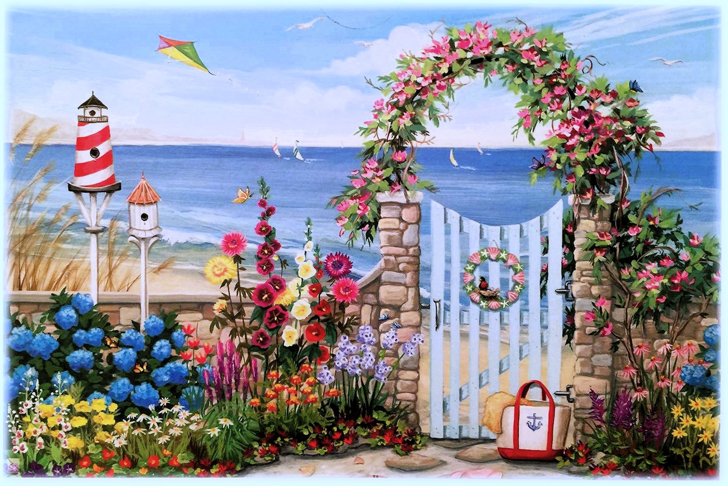 Summertime Gate  - TCG Toys puzzle collectible [Barcode 686141007780] - Main Image 2