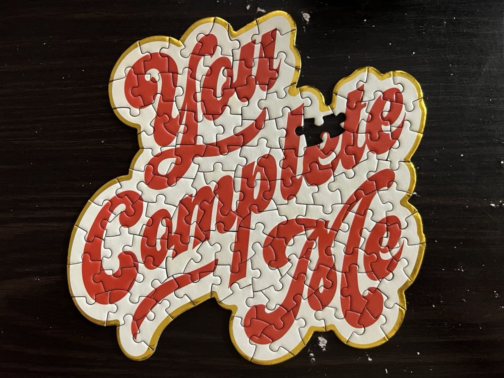 You Complete Me - Brass Monkey puzzle collectible [Barcode 9780735368873] - Main Image 2