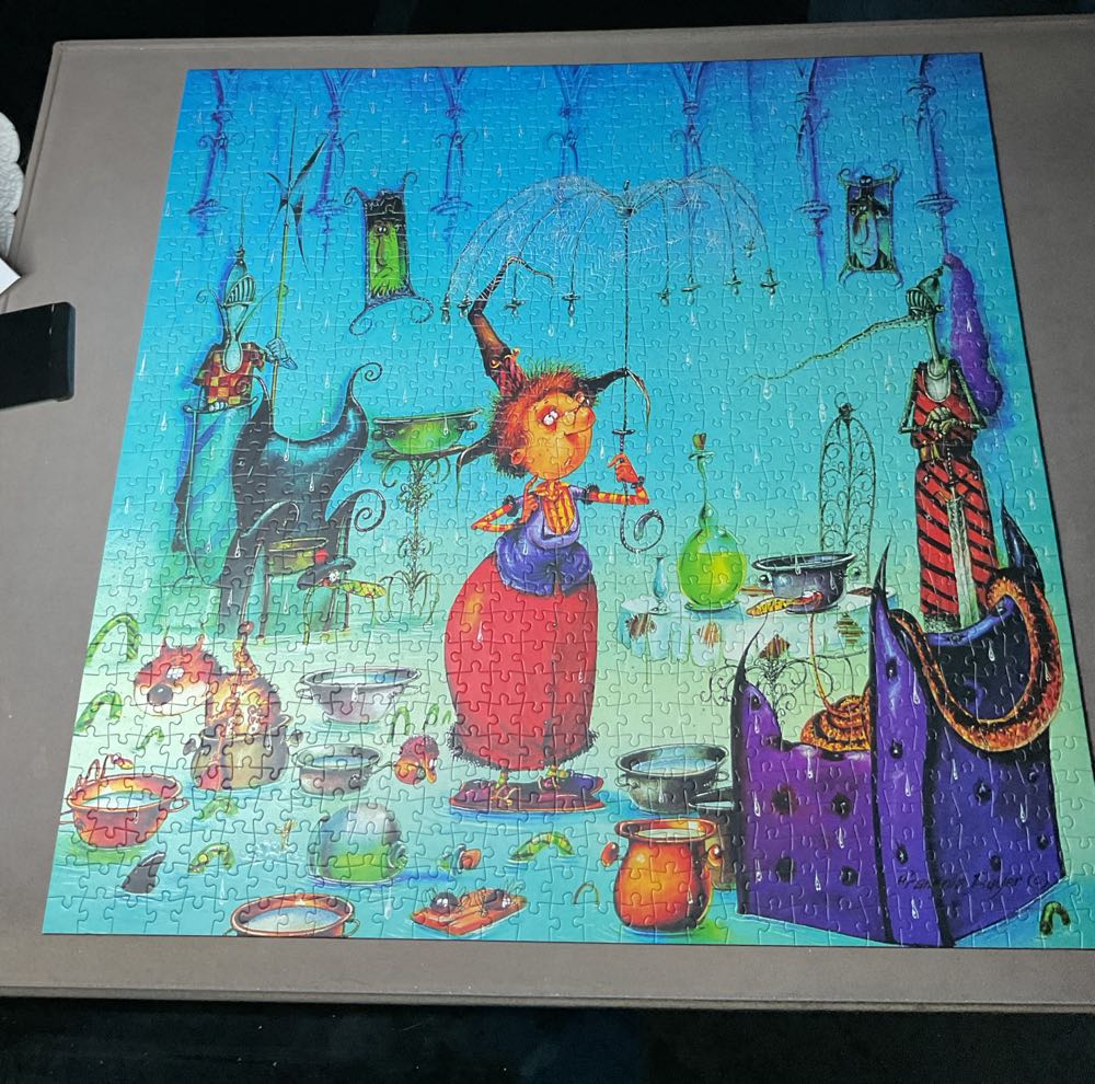 François Ruyer The Witch Poison 1 000 Grafika Buy Francois Pcs - Grafika puzzle collectible [Barcode 3663384523496] - Main Image 2