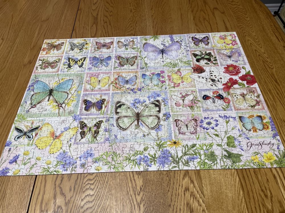 Butterfly Tiles - Cobble Hill puzzle collectible [Barcode 625012450256] - Main Image 4