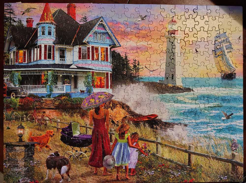 Picking Wildflowers - Ceaco puzzle collectible [Barcode 021081224208] - Main Image 2