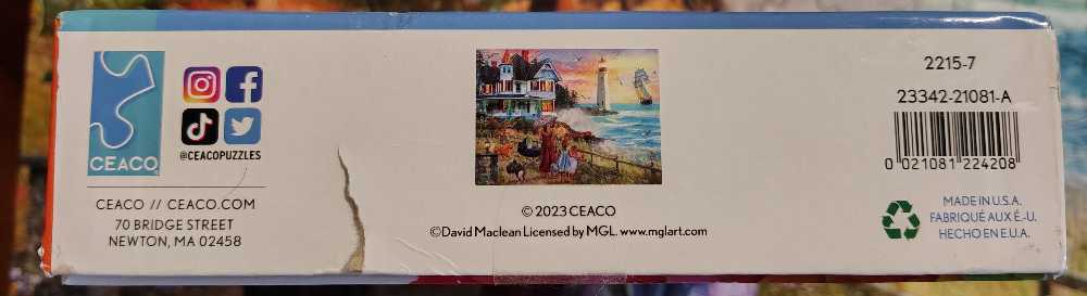 Picking Wildflowers - Ceaco puzzle collectible [Barcode 021081224208] - Main Image 3