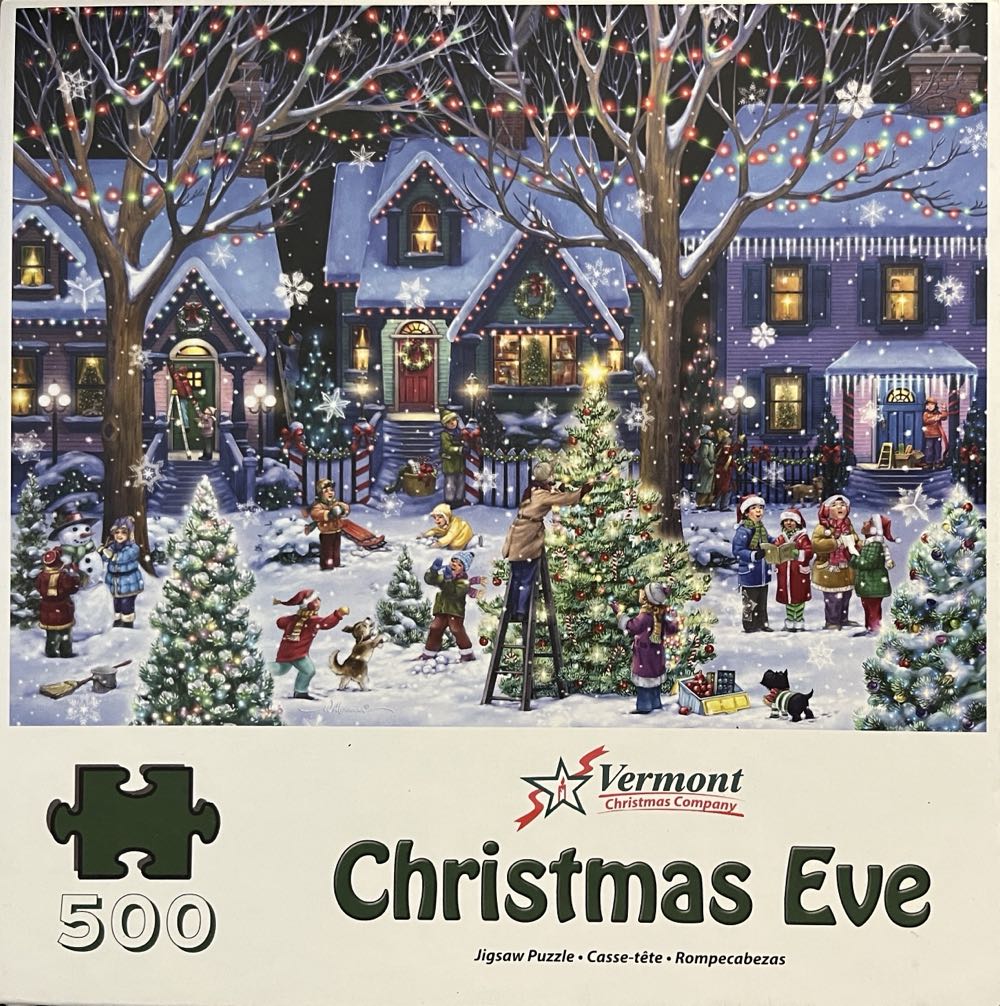 Christmas Eve  - Vermont Christmas Company puzzle collectible [Barcode 819273027085] - Main Image 2